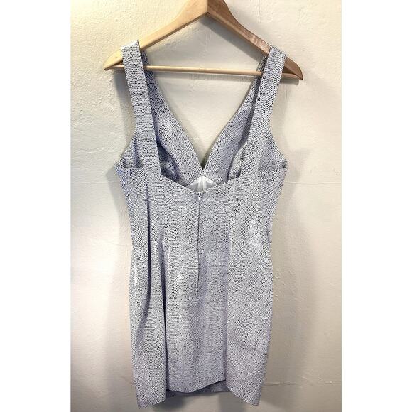 Michael Hoban North Beach Leather Snakeskin Vintage Mini Dress Jacket 2pc 80's S - Picture 10 of 13